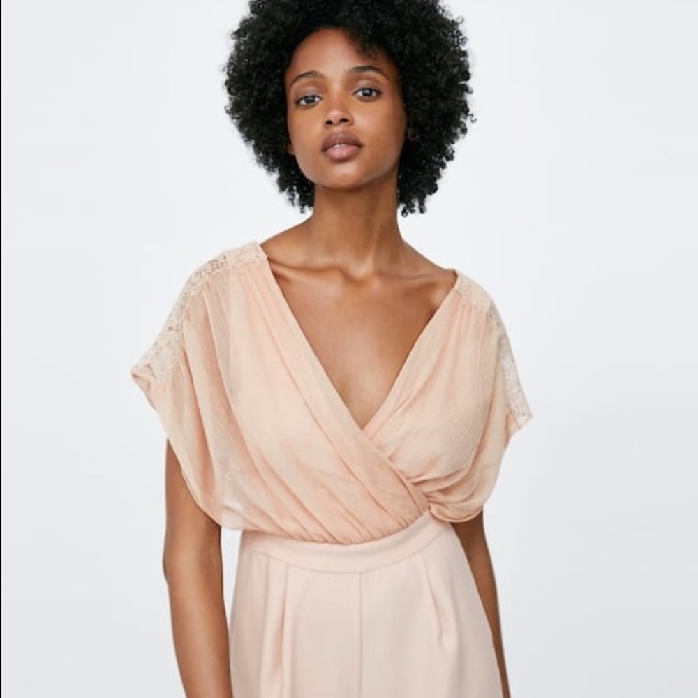Zara Blush Jumpsuit